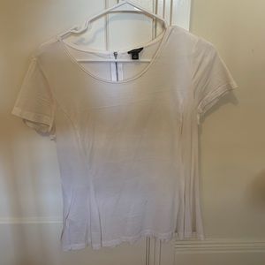 White peplum shirt